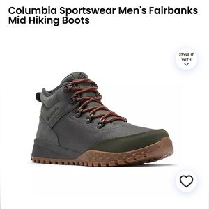 New Columbia Sportswear Men’s Fairbanks Mid Hiking Boots